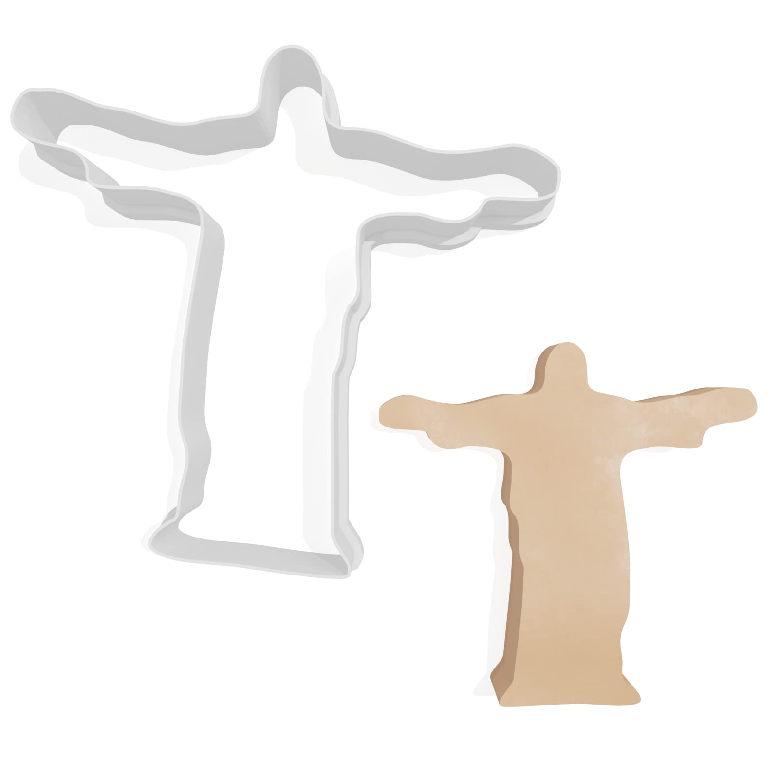 Christ The Redeemer Cookie Cutter - 3 Sizes Brazil