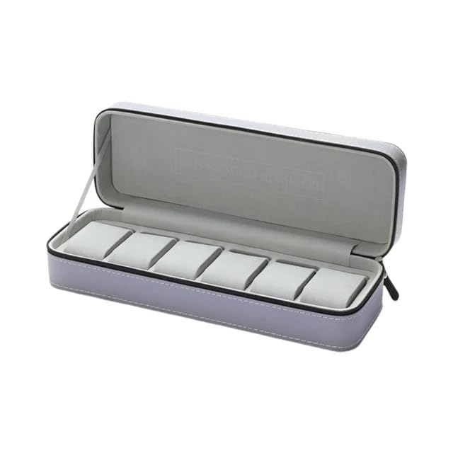 PU Leather 6 Slot Watch Box Portable Travel Zipper Case Collector Storage Jewelry Storage Box (B091TTJRPX) Amazon Price History, Amazon Price Tracker