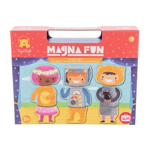 Tiger Tribe Magna Fun - Dress Ups Art Craft Innovative Compact Carry Case For Kids 2+ Years