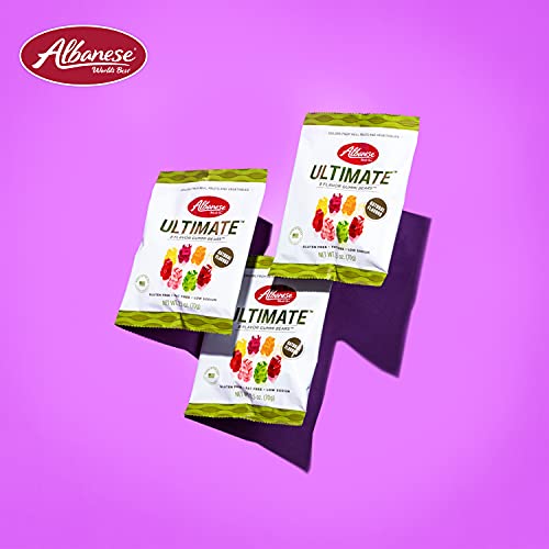 Albanese World's Best Ultimate 8 Flavor Gummi Bears, 2.5Oz Bag Of Candy (Pack Of 12) #TOP6