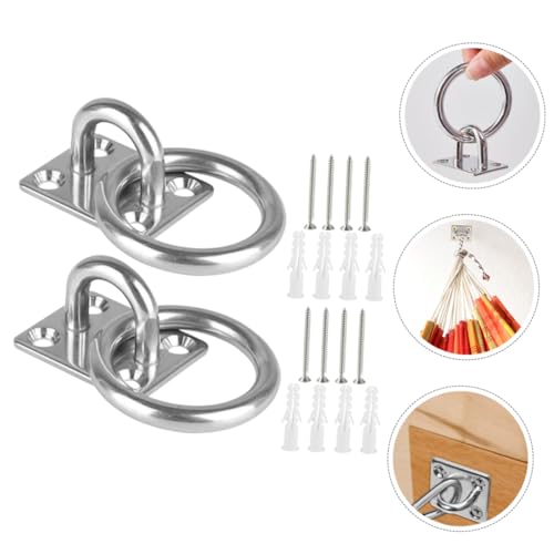 Fixation plafond pour hamac en acier robuste, platine de suspension extérieure