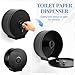 Mifoci 2 Pcs Industrial Toilet Paper Holder Commercial Roll Dispenser Wall Mount Stainless Steel Jumbo Tissue Dispenser Fits 9