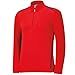 adidas Golf Men's Birdseye Fleece 1/2 Zip Shirt, Red/Night Marine, Medium