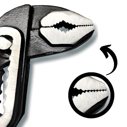 Chave Alicate Bomba D'agua Bico De Papagaio 10 Polegadas – 250mm de Encanador Profissional p/Cano T