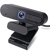 エレコム WEBカメラ UCAM-C820ABBK フルHD 1080p 30FPS 200万画素 オートフォーカス マイク内蔵 プライバシーシャッター付 1/4インチ三脚穴 ケーブル長1.5m...