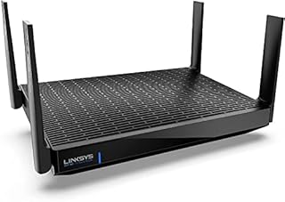 Linksys Mesh Wifi 6 Router, Dual-Band, 2,700 Sq. ft Coverage, 55+ Devices,High-Speed ax Router for Streaming & Gaming, Speeds up to (AX6600) 6.6Gbps - MR7500