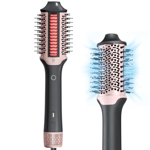Webeauty [Modo dual] Cepillo Secador de Pelo & Cepillo Alisador Pelo, [4 en 1] Secador Cepillo calentado de alta velocidad, secado rápido, voluminizador, alisador, Cepillo Secador Pelo Coanda Airflow