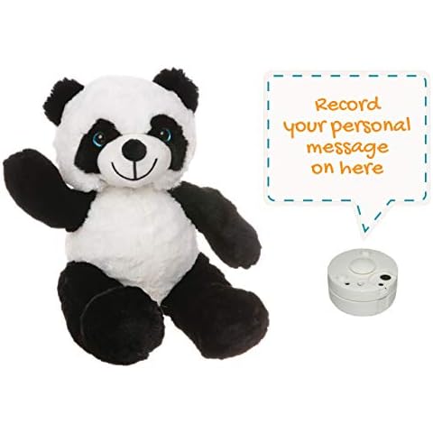Recordable Teddy Bear - Bamboo the Panda 16" Plush Cover