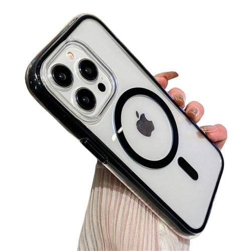 Coque de chargement sans fil magnétique iPhone 14 Pro transparente pour le quotidien
