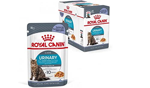 ROYAL CANIN Urinary Care Jelly | 12 x 85 g | Alimento Completo per Gatti Adulti (Gelatina) | può Aiutare a supportare la Salute delle Vie urinarie | Contenuto Minerale bilanciato