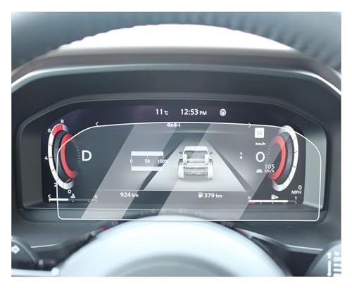 Film en verre trempé pour Qashqai J12 et X-Trail T33 protection écran navigation 12.3 pouces