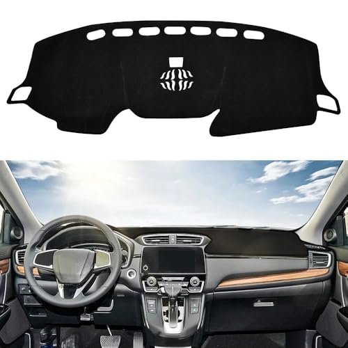Alfombrilla para Honda CR-V 2017-2022 protector de salpicadero negro 6