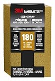 3M 9564 Sand Blaster Dual Angle Sanding Sponge 180-Grit, 4.5 by 2.5 by 1-Inch