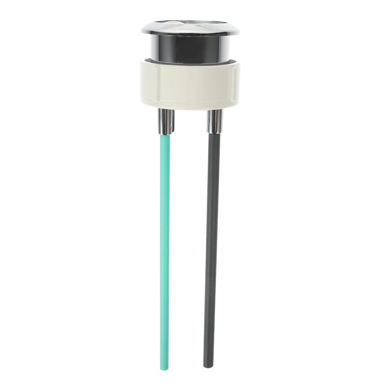 Botón de inodoro de 3.8cm plata: ideal para baños de casas y hoteles