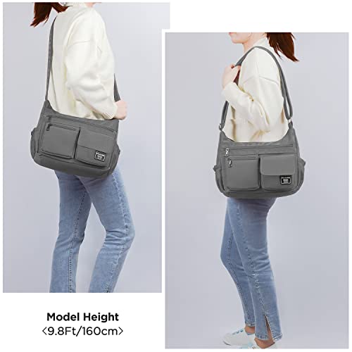 Image of VOLGANIK ROCK Crossbody Bags for Women RFID Lightweight Travel Shoulder Bag Waterproof Nylon purses and handbags Pocketbook