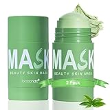 MISS OCEAN Green Tea Deep Cleanse Mask for Face,Blackhead Remover Face Mask,Poreless Deep Cleanse Mask Stick for Purifying,Moisturizing,Oil Control Reduce for Women and Men,2PCS