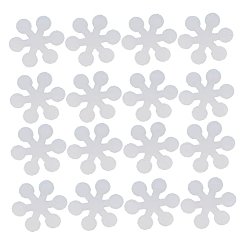 Unomor Bath Tub Anti Slip Tape by 20 Pcs Pack Tub Griers Boys and Girls Non-Slip Strip for Bathroom Kitchen White