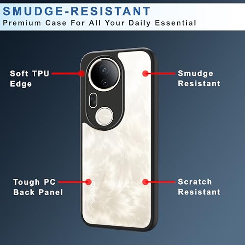Image of CEDO Backcover for Vivo T4 Ultra (5G) | Camera Protection Bump Shockproof Edge | Ultra Hybrid Transparent Acrylic Clear TPU+PC Hard Backcase Cover (Black)