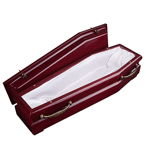 Beautiful Wood Casket Cremation Ashes Adult Urn&Infant Casket,Adult Funeral Urn (Mahogany) #TOP3
