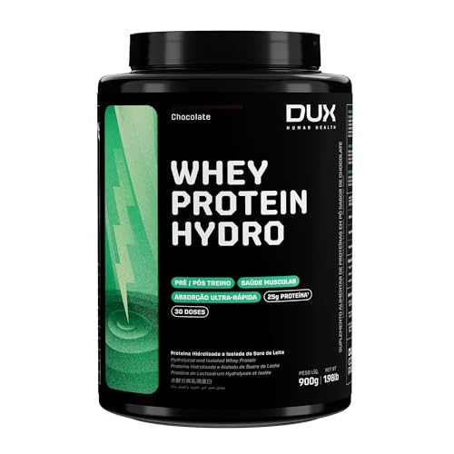 Whey Protein Hydro Chocolate Pote 900g – Absorção Rápida – Ganho ...