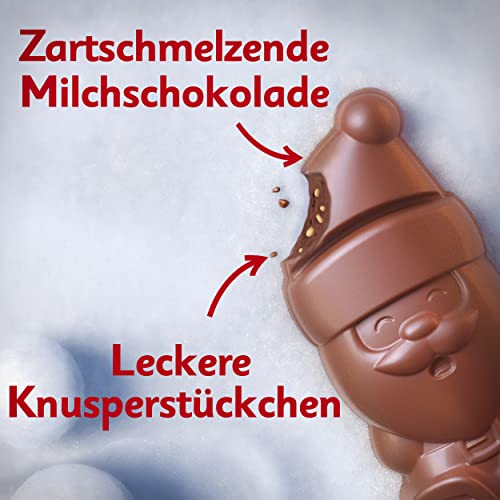 KitKat NESTLÉ KITKAT Festive Friends Schokoladen-Mix, Mini-Weihnachtsfiguren aus Milchschokolade mit Knusperstückchen, 1er Pack (1 x 65g)