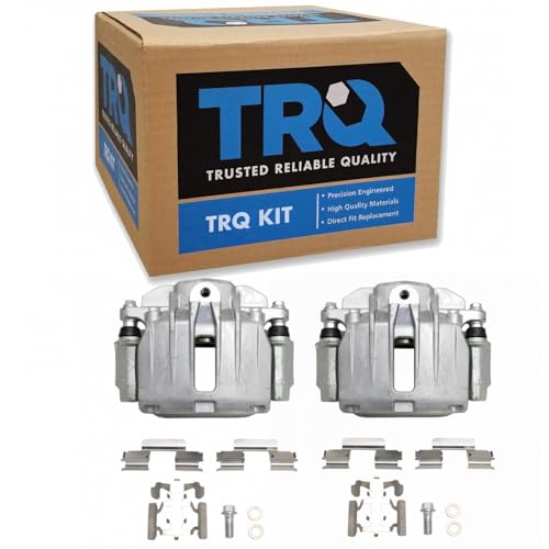 Image of TRQ Rear Brake Caliper Set Compatible with 2000-2002 Cadillac DeVille 2003-2005 Chevrolet Astro 1999-2002 Silverado 1500 2000-2001 Tahoe GMC Safari Sierra 1500 Yukon