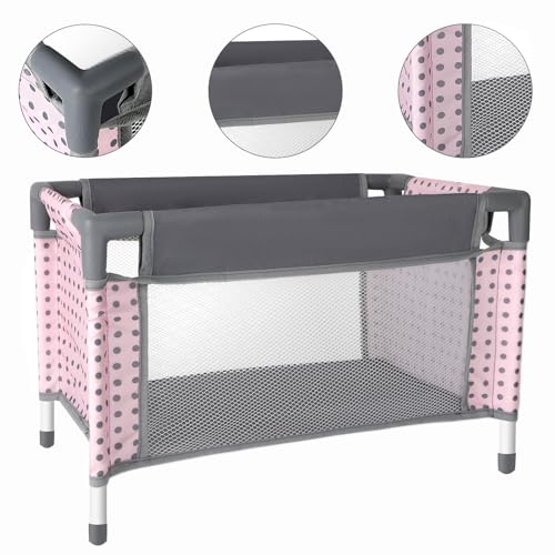 Deao 89865 Baby Doll Stroller Crib Bed Nursery Role Play Set Baby Doll thumb #4