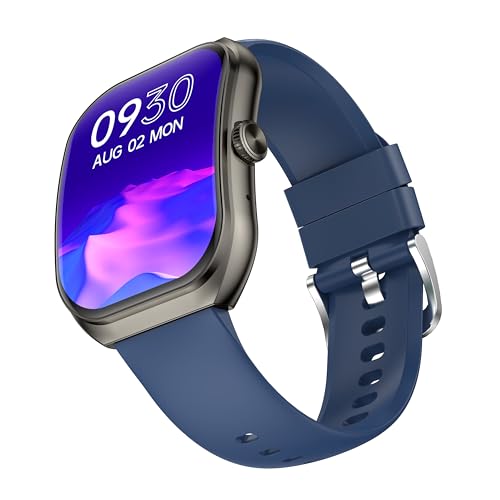 Image of TIMEX Smart Progen 1.95 inch (4.95 cm) Curved AMOLED Display with Functional Crown and BT Calling Smartwatch for Unisex - TWTXW803T