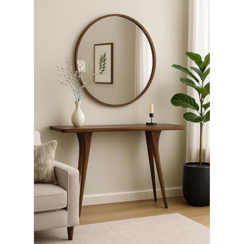Image of 80cm Long Wooden Console Table for Living Room | Side Entrance Table for Home (80 * 25 * 77 Cm)