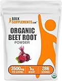 BULKSUPPLEMENTS.COM Organic Beet Root Powder - Beet Juice Organic - Beet Powder Organic - Beet Root Juice - Beetroot Supplement - 3500mg of Organic Beet Powder per Serving (1 Kilogram - 2.2 lbs)