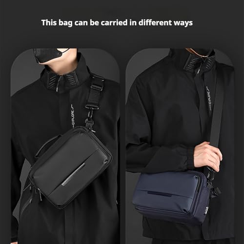 Crossbody Bag for Men Women, Adjustable Messenger Sling bag Purse for Travel Sports Work Running3