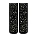 susiyo Dark Celestial Star Print Hiking Socks Boy Girls - Cushioned Crew Socks for Kids Soft, Breathable & Seamless Toe for All-Day Comfort
