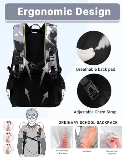 Fanspack Cartable Garçon, Cartable Garçon Primaire Cartable Enfant Sac