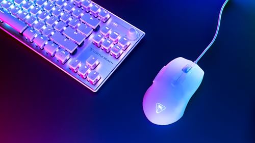 Pure SEL - Mouse da gioco RGB ergonomico ultraleggero, sensore ottico a 8K DPI, sistema di pretensionamento, illuminazione RGB - Bianco - Mouse gaming - Immagine 7