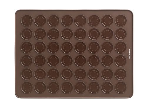 1 X Silicone Macaron macaroon Baking Sheet Mat Muffin DIY Chocolate Cookie Mould Mode - 48 Capacity