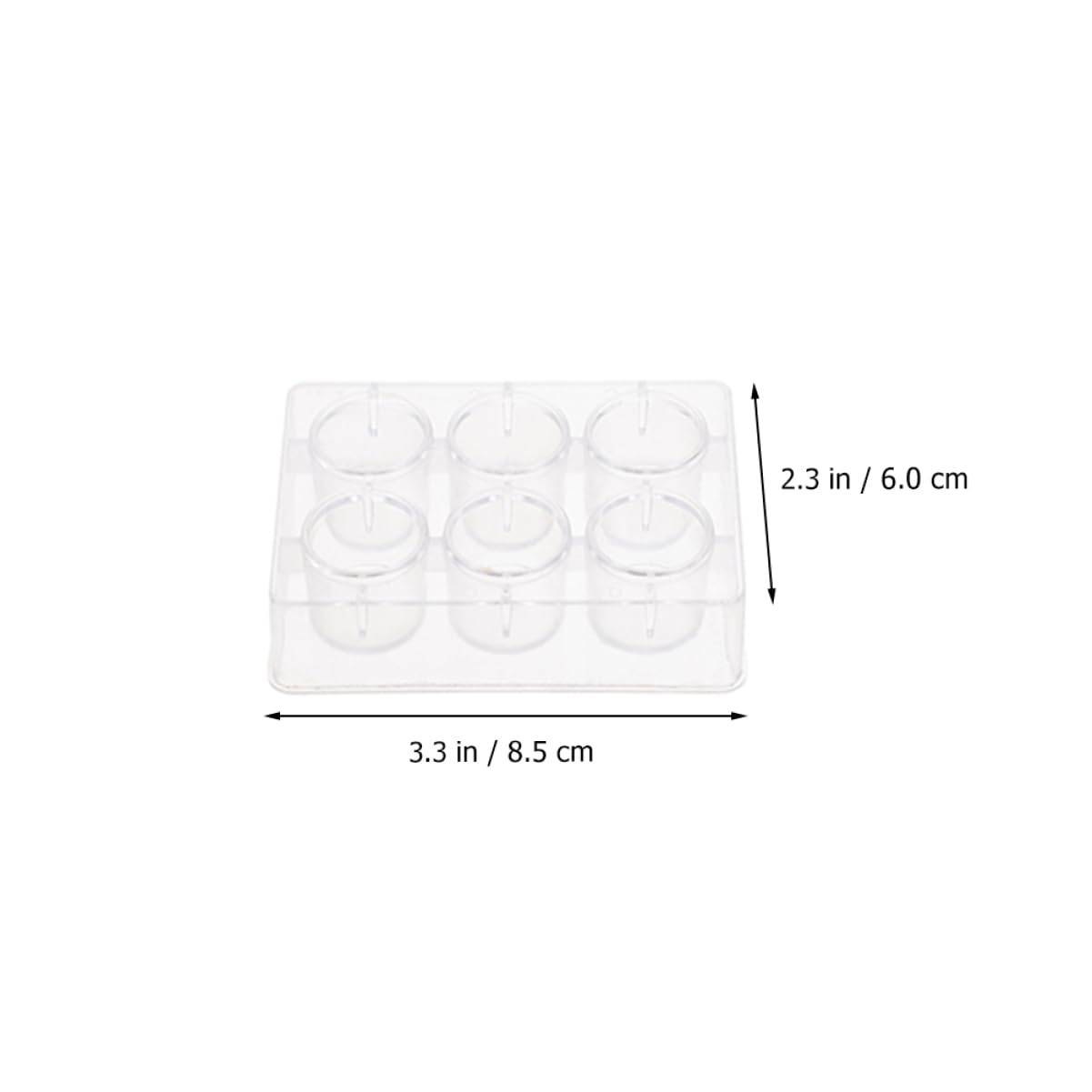 Cabilock 20pcs Reaction Plates for Chemical Experiments Laboratory Wells for Accurate Results for Teaching and Research Use