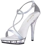 schuhe damen high heels silber  Fabulicious Damen Lip 156 Kleid Sandale, Silber (silber), 37 EU