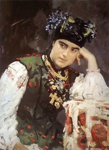 Tableaux Murale Art Posté Serov Portrait Dragomirova Poster Déco Salon 60x90