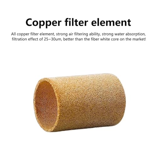 Filtro separador de agua y aceite AF2000 con conectores PC12-02 para compresor 5