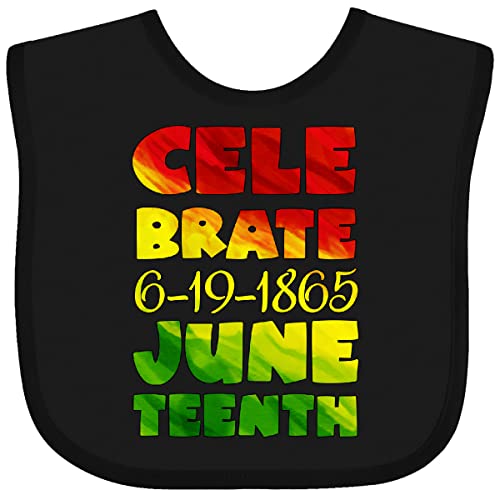 inktastic Celebrate Juneteenth 6-19-1865 Baby Bib