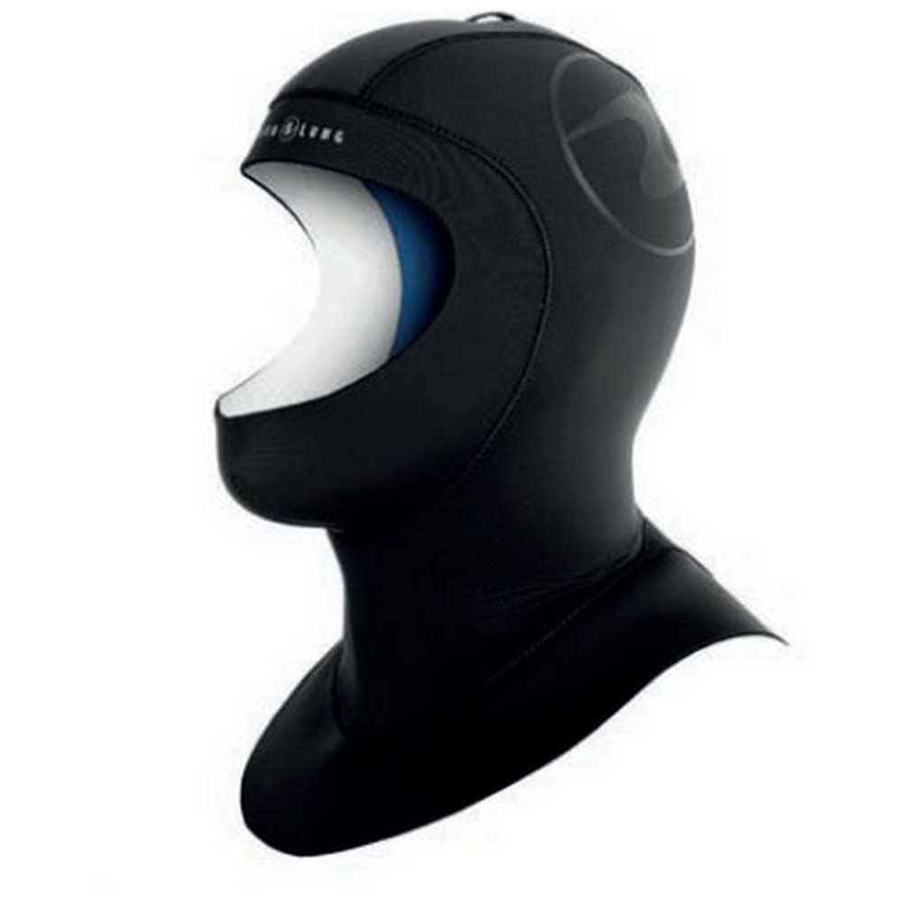 Aqua Lung Seawave Flex - Cappuccio da Immersione 3/1 mm, Neoprene Elastico, Resistente, Giuntura facciale Personalizzabile, Ventilazione Unica e Passante per Asciugatura Facile