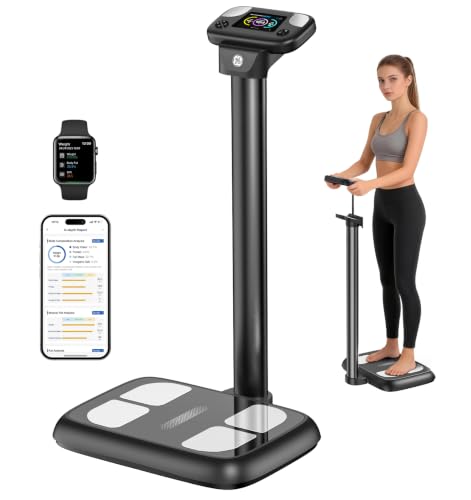 Image of GE Smart Scale Body Weight BMI Fat, Segmental Data Dual-Frequency Bend-Free
