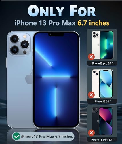 Image of FNTCASE for iPhone 13 Pro-Max Case: Support Magnetic Charging Military Grade Drop Protection Anti Yellowing Cell Phone Cover