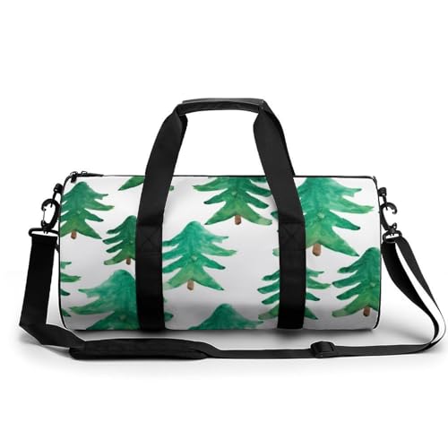 Sac de sport gym arbre de noël grand duffel bag voyage et randonnée 45cm