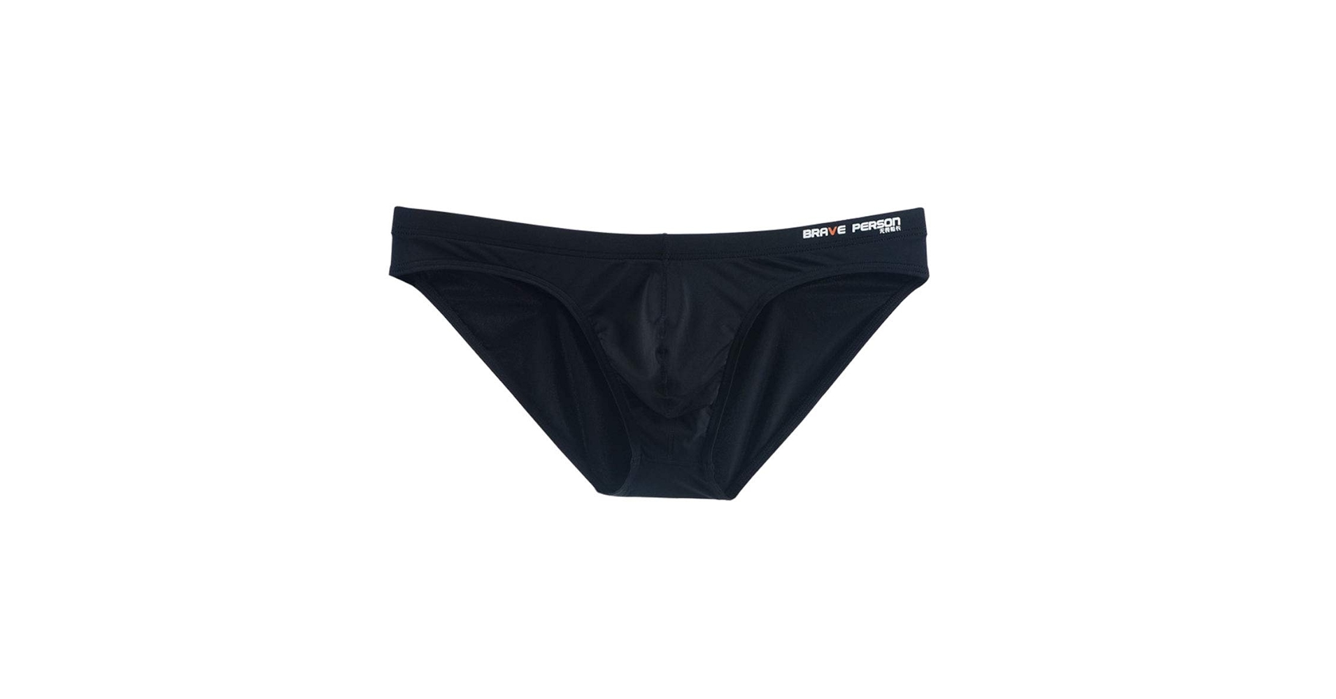 Mendove Men's Nylon Solid Contour Pouch Bikini Swimsuit Size