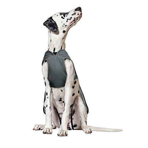 Kuoser Canvas Dog Winter Coat, Warm Dog Jacket Reflective Fleece Dog Cold Weather Coat Warm Doggie Clothes Waterproof Dog Vest With Zipper Leash Hole For Small Medium Large Dogs #TOP6