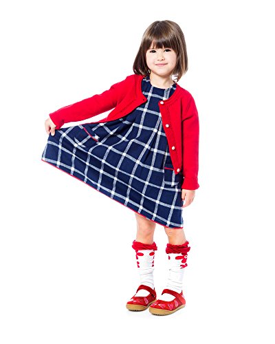 Deux par Deux Girls' Knit Cardigan Class Act, Sizes 3-63