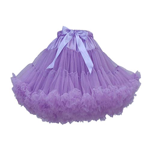 Jupe tulle femme plissée à sequins style princesse mignon rose