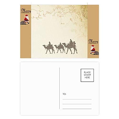 Cartes postales chinoises en soie à offrir peinture camel pour amateurs d'art