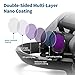 BLAUEOCHI ND Filters Set for DJI O3 Air Unit/AVATA Filter, 6-Pack UV/CPL/ND8/ND16/ND32/ND64 Perfect Filters Kit for DIY FPV Drones with DJI O3 Lens- Snap-in Design for Secure Use-Not Come Off Easily